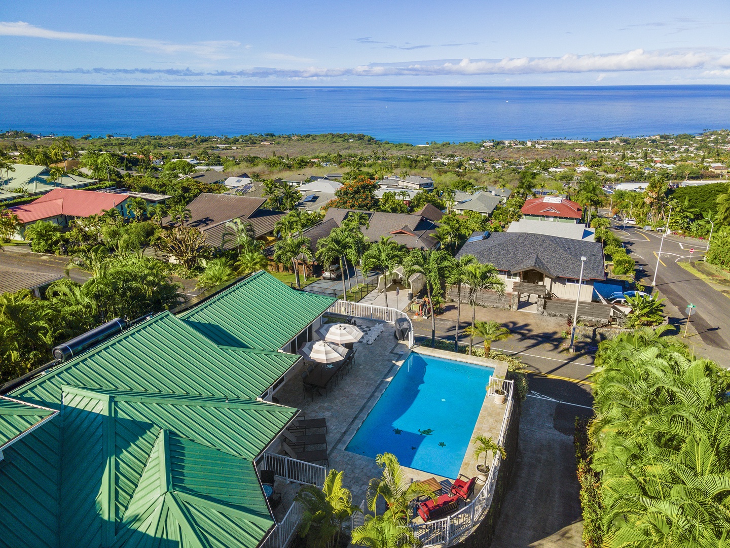 Kailua-Kona Vacation Rentals, Honu Hale - Aerial views