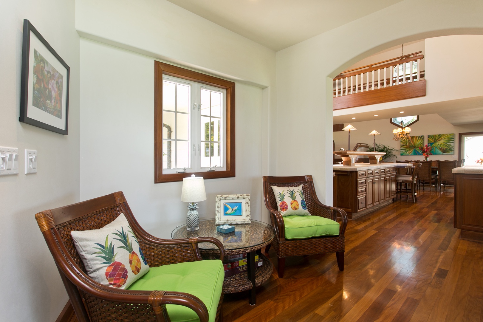 Kailua Vacation Rentals, Hale Melia* - Find a cozy corner for quiet moments or casual chats in this charming nook.