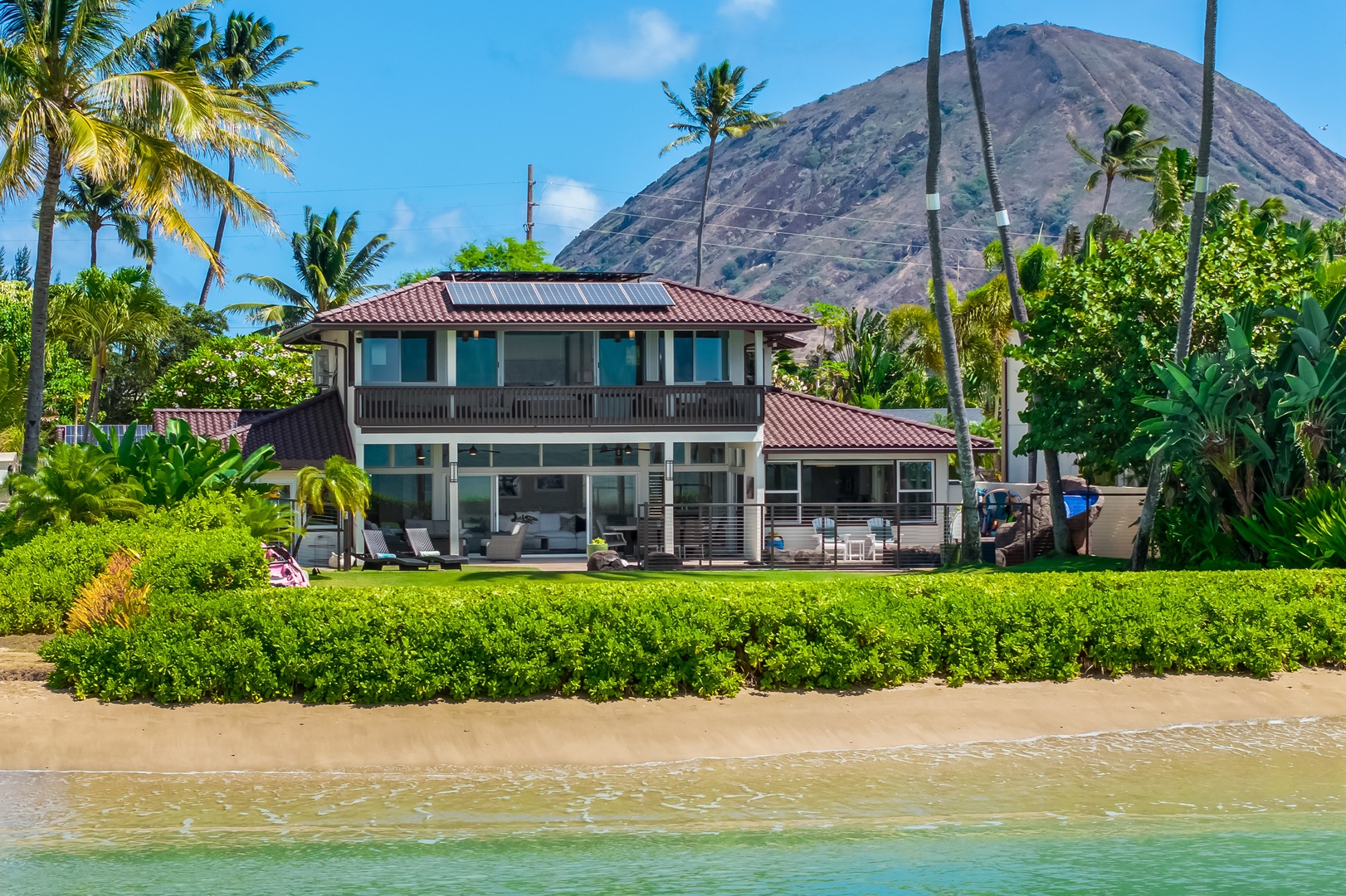 Honolulu Vacation Rentals, Nanea Kai Villa - House as seen from the ocean.