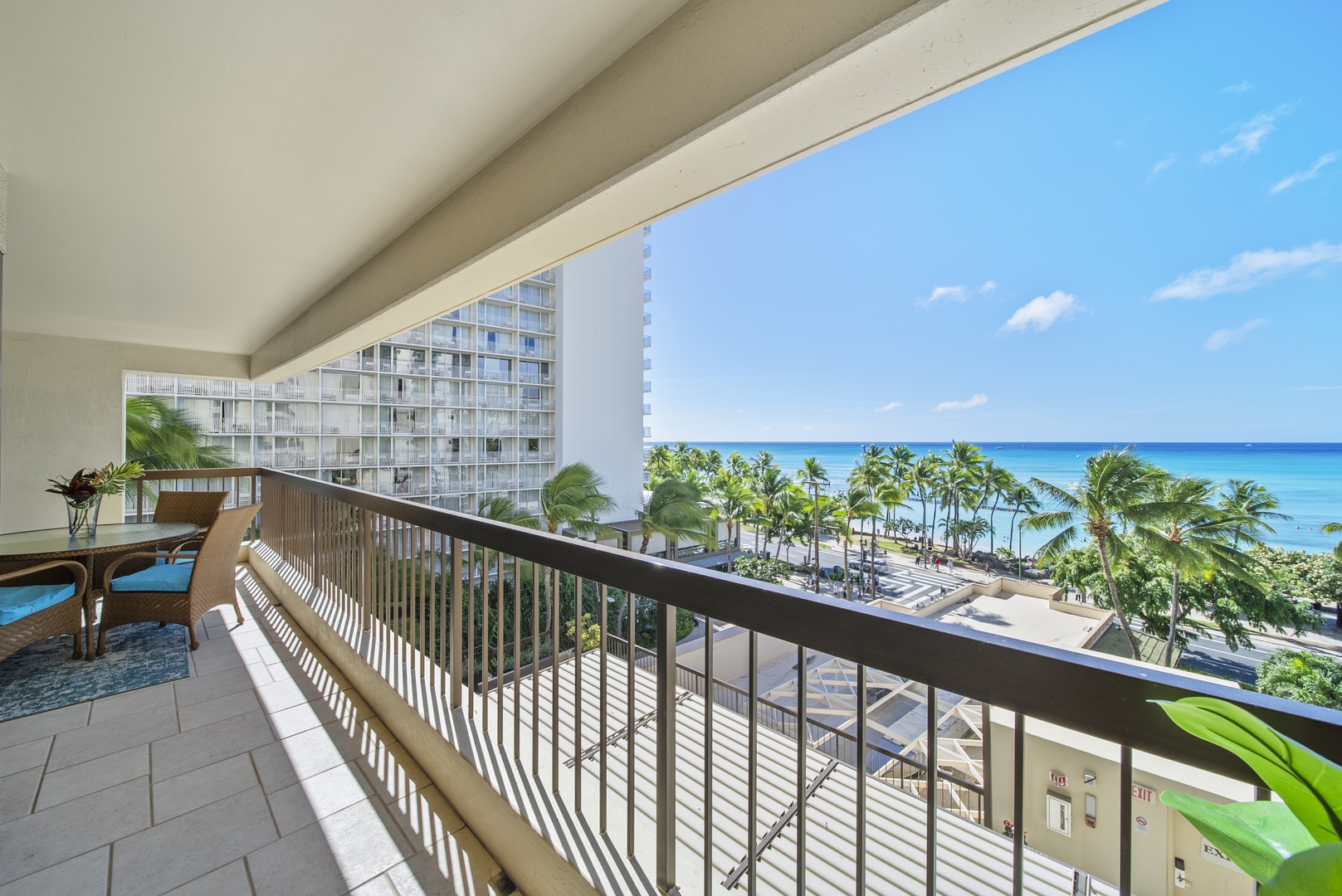 Honolulu Vacation Rentals, Aston Waikiki Beach Tower 602 - Take in the sweeping views of Waikiki Beach from the comfort of your lanai.