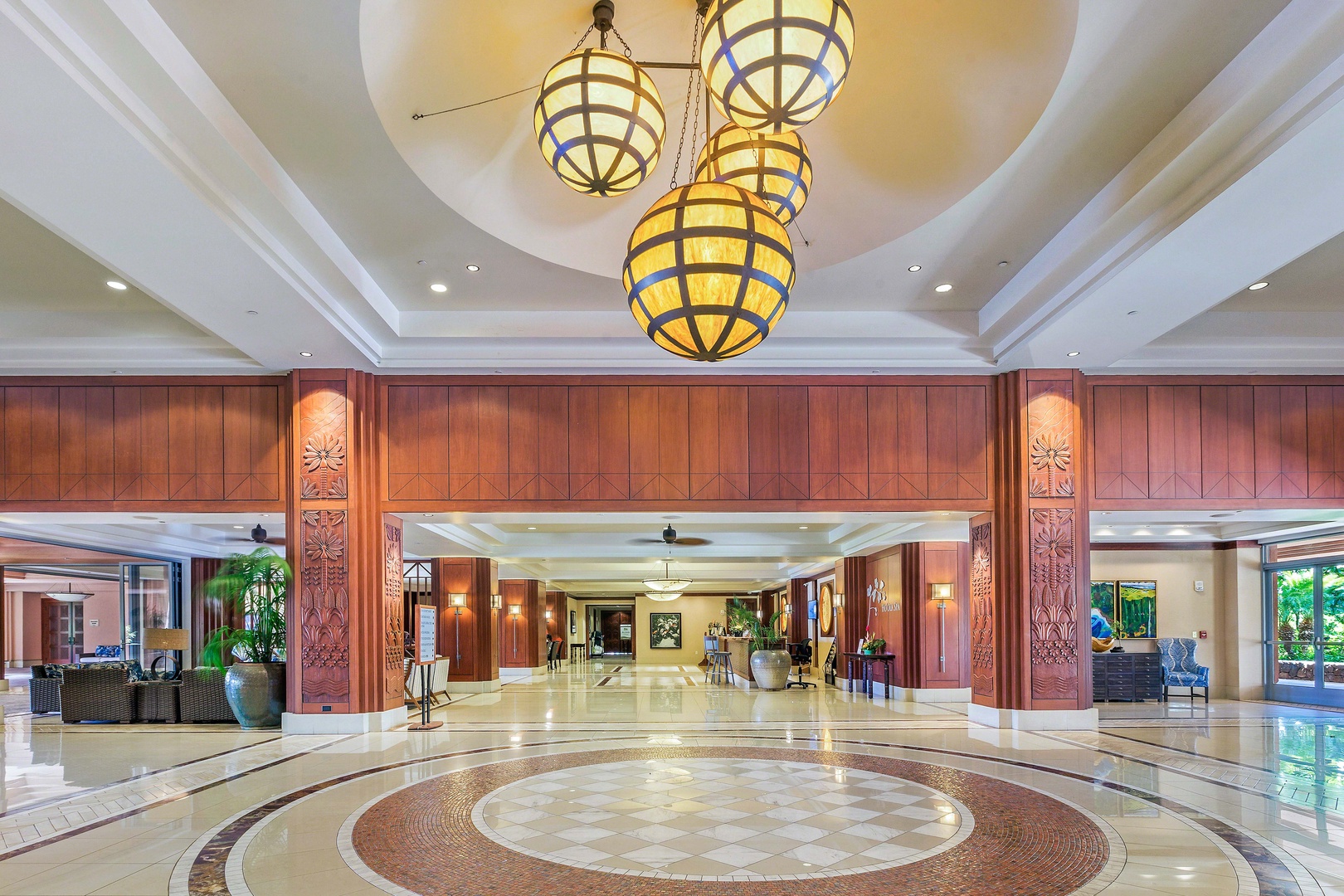 Lahaina Vacation Rentals, Honua Kai Konea 204 - Step into the grand lobby, where elegance and luxury welcome you for a memorable stay.