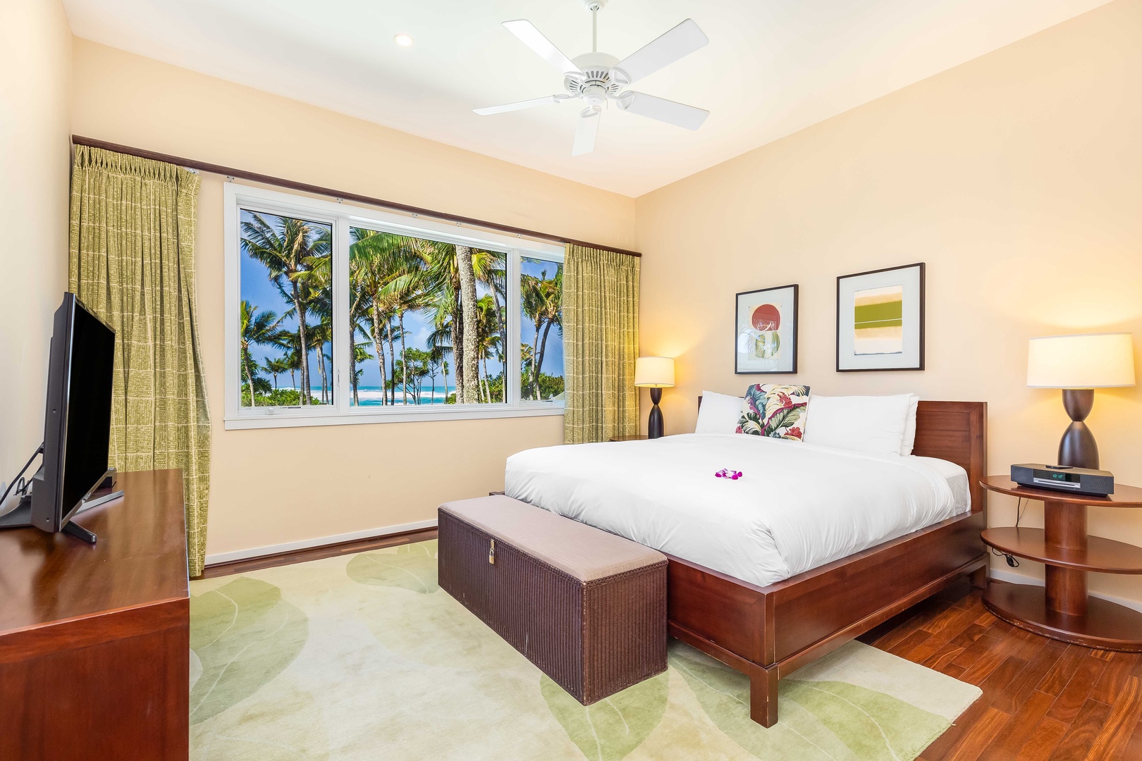 Kahuku Vacation Rentals, Turtle Bay Villas 311 - Walking into the spacious primary suite immediately whisks you away to a relaxing sanctuary with its King-size bed, walk-in closet