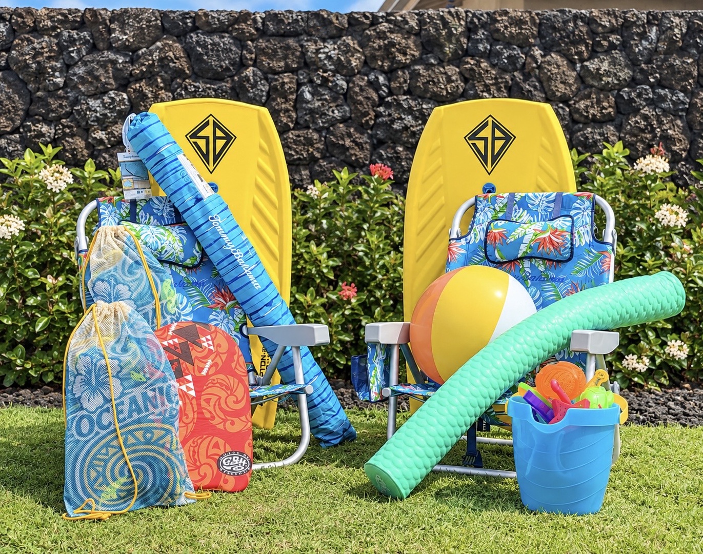 Kamuela Vacation Rentals, 6BD Mauna Lani Lux Golf Estate (5) at One Ocean - Beach amenities - subject to change.