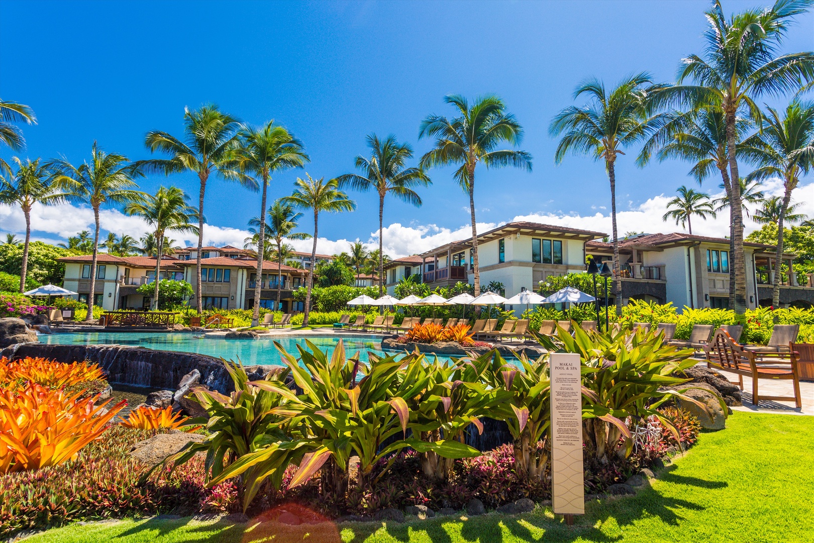 Wailea Vacation Rentals, Blue Ocean Suite H401 at Wailea Beach Villas* - Relax and Cool Off at the Oceanside Adult Only Pool and Jacuzzi Hot Tub