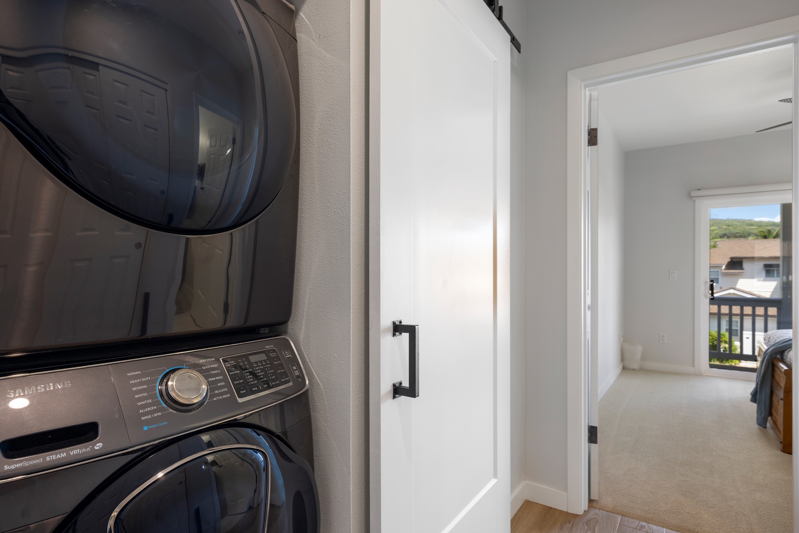 Your in-unit washer and dryer make it easy to pack light and keep your clothes fresh during your stay.