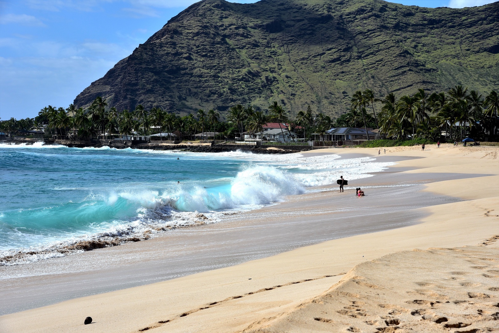 Waianae Vacation Rentals, Makaha - Hawaiian Princess - 305 - The majestic mountains and sand weathered formations along the coastline.