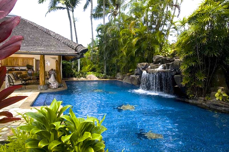 Kailua Vacation Rentals, Paul Mitchell Estate* - Salt Water Pool and Pool House