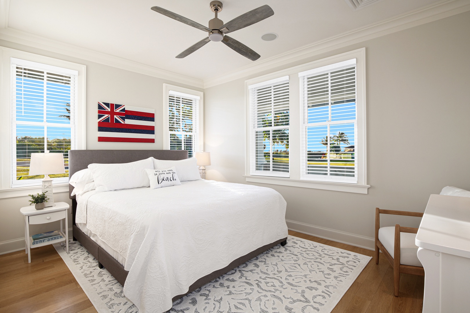 Koloa Vacation Rentals, Ulu Hale at Kukui'ula - Guest Bedroom has a queen bed