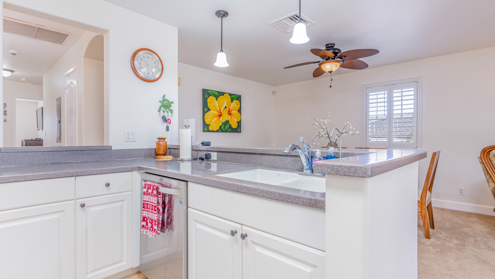Kapolei Vacation Rentals, Ko Olina Kai 1057B - The kitchen has all the amenities you need for your culinary adventures.