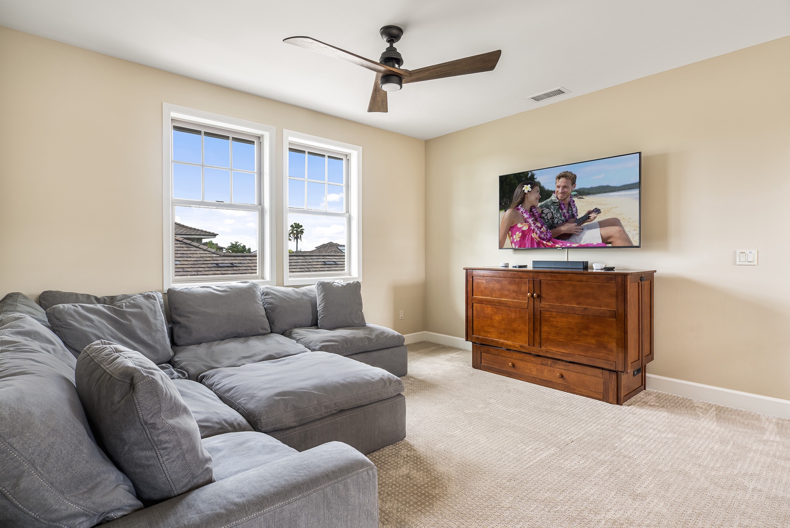 Kailua Kona Vacation Rentals, Holua Kai #9 - Upstairs living room for those lazy mornings!