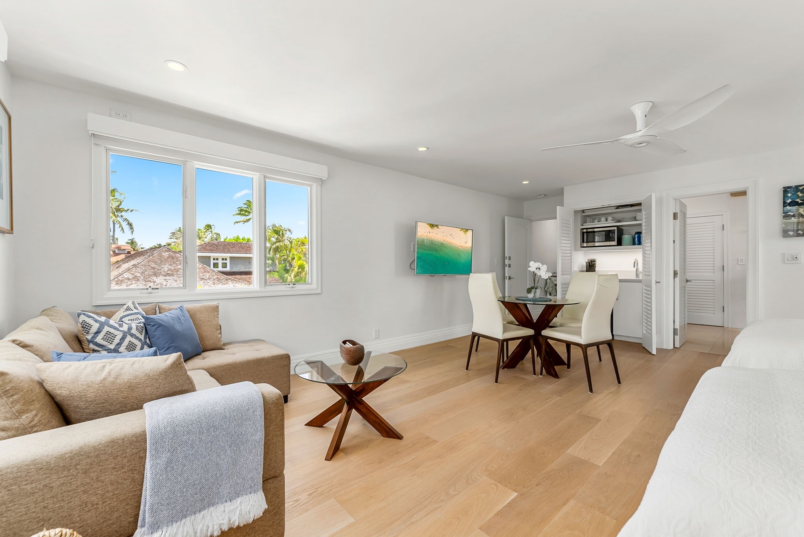 Kailua Vacation Rentals, Lanikai Sunrise Estate - Natural light fills this flexible space perfect for in-laws, a nanny, or guests seeking independence.