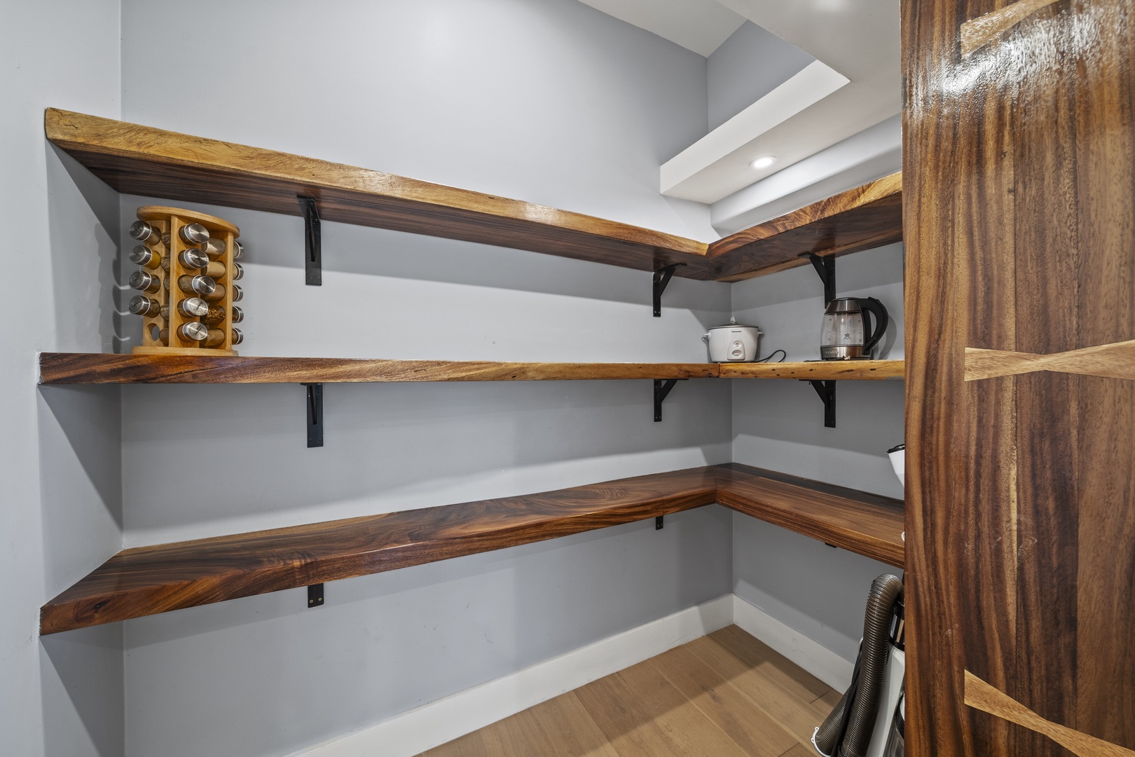 Haleiwa Vacation Rentals, Hale Mahina - Keep everything organized with a spacious pantry offering plenty of storage for your stay.