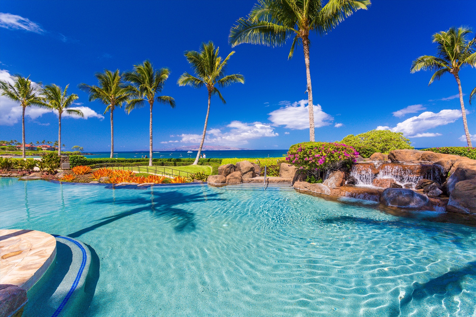 Wailea Vacation Rentals, Blue Ocean Suite H401 at Wailea Beach Villas* - Relax and Cool Off at the Oceanside Adult Only Pool