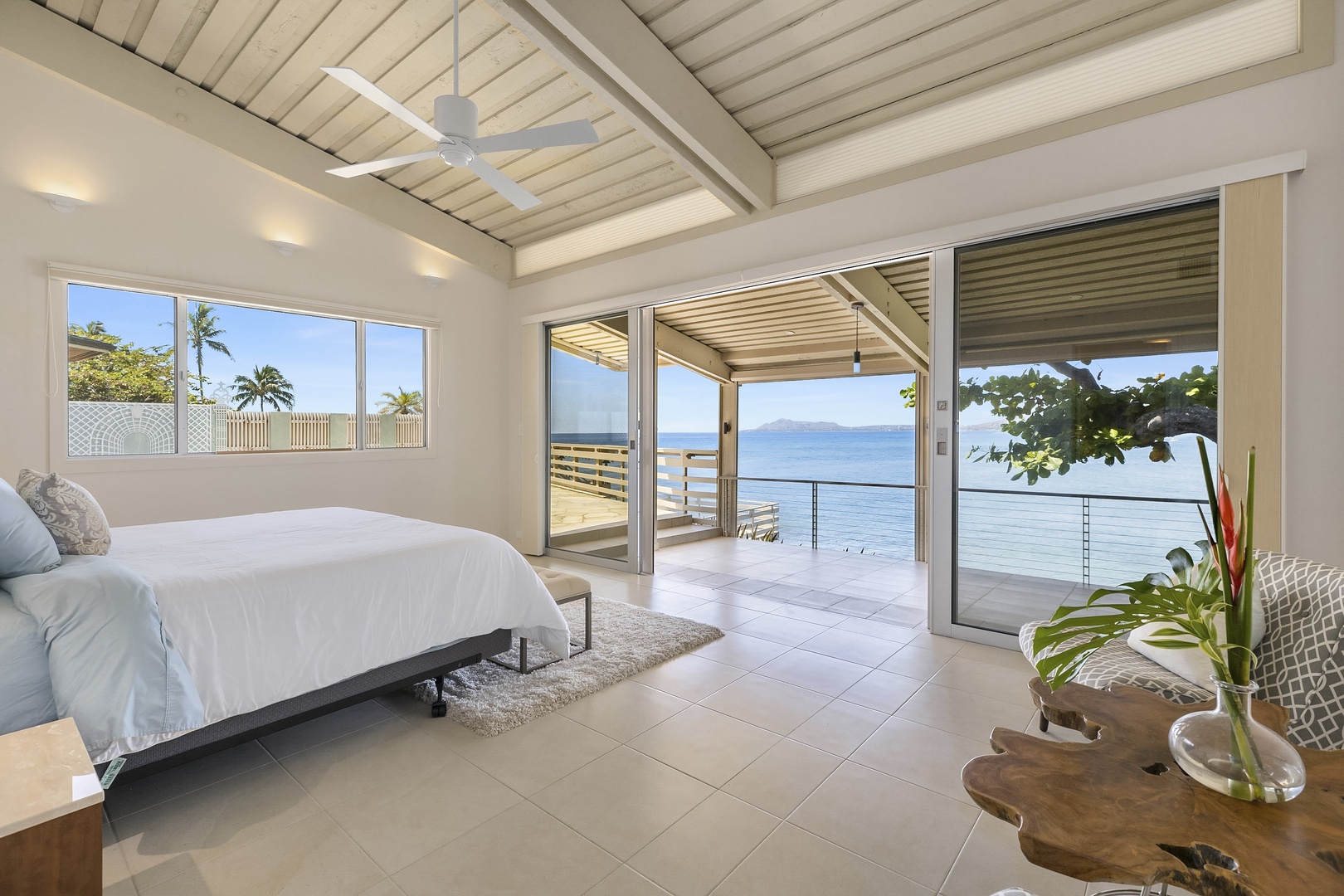 Honolulu Vacation Rentals, Hanapepe House - Primary Bedroom Views