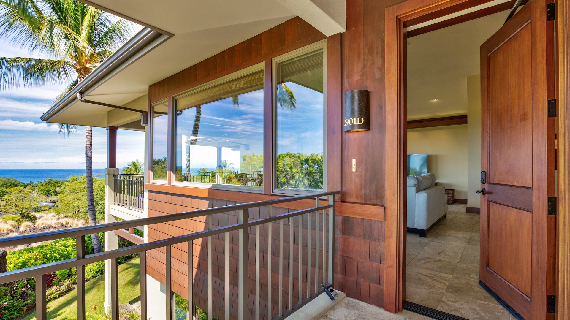 Kailua Kona Vacation Rentals, 3BD Hainoa Villa (2901D) at Four Seasons Resort at Hualalai - Elegant villa entrance - welcome to paradise!