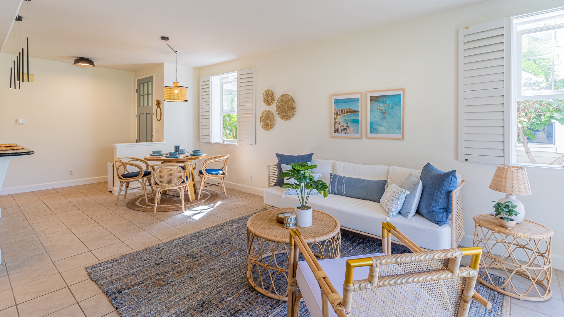 Kapolei Vacation Rentals, Ko Olina Kai 1033A - Curl up with your favorite book in the beautifully decorated living area.