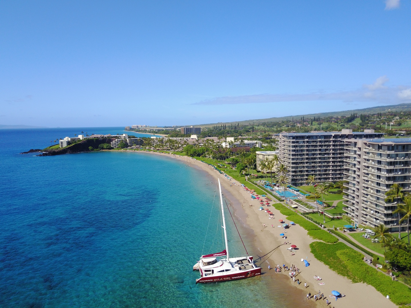 Lahaina Vacation Rentals, Kaanapali Royal Q-202 - Nice scenery when the sky and ocean comes together.