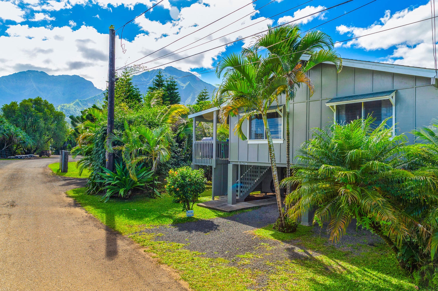 Hanalei Vacation Rentals, Hale Kanani (Kaua'i) TVNC 1342 - Exterior view from the road