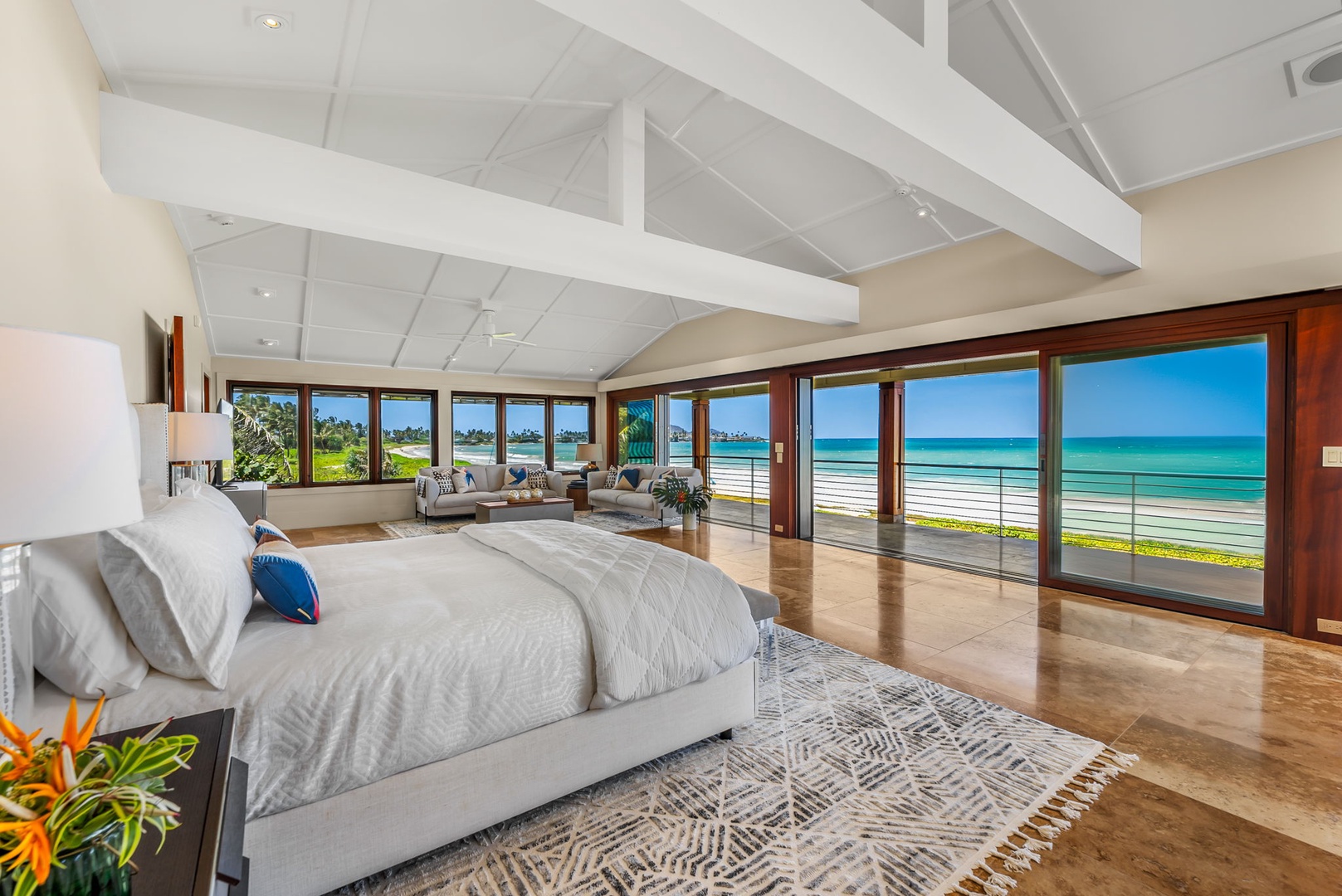 Kailua Vacation Rentals, Makalei - Savor the luxury of ocean views from the suite.