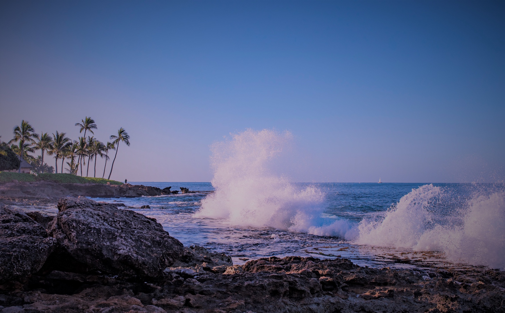 Kapolei Vacation Rentals, Ko Olina Kai Estate #17 - Ocean waves crashing at the shore.