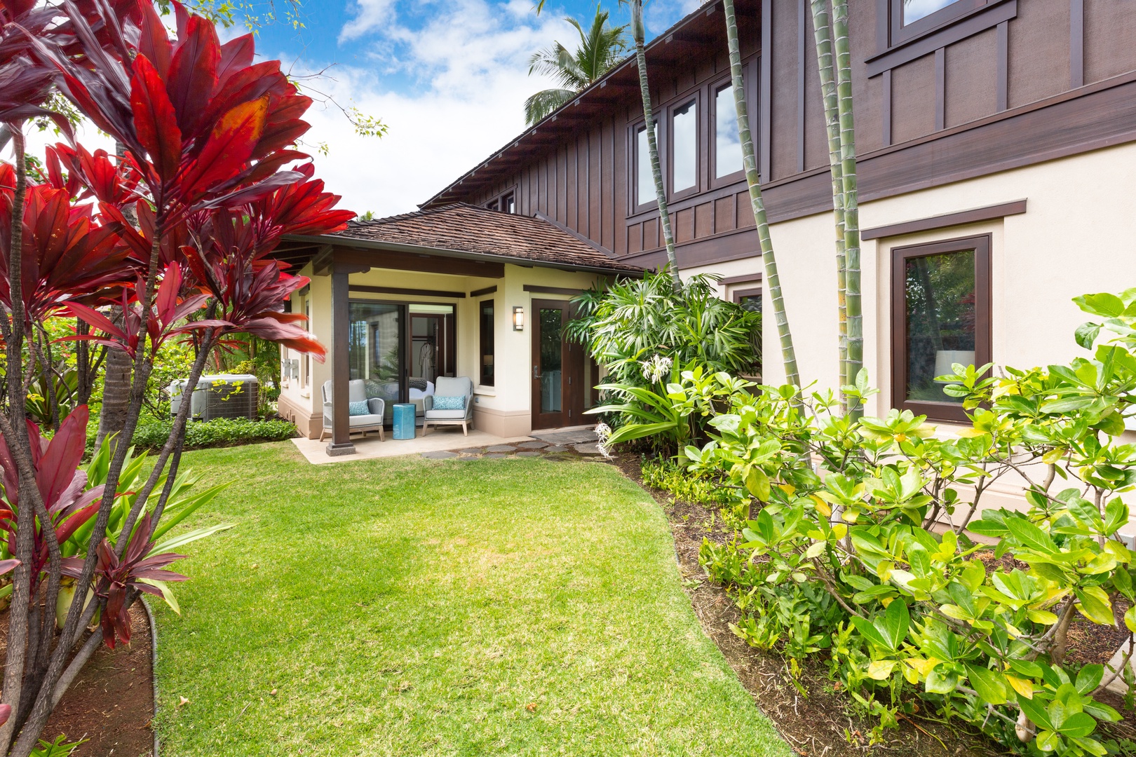 Kailua-Kona Vacation Rentals, 3BD Hali'ipua Villa (120) at Four Seasons Resort at Hualalai - Exterior view of this gorgeous tropical villa