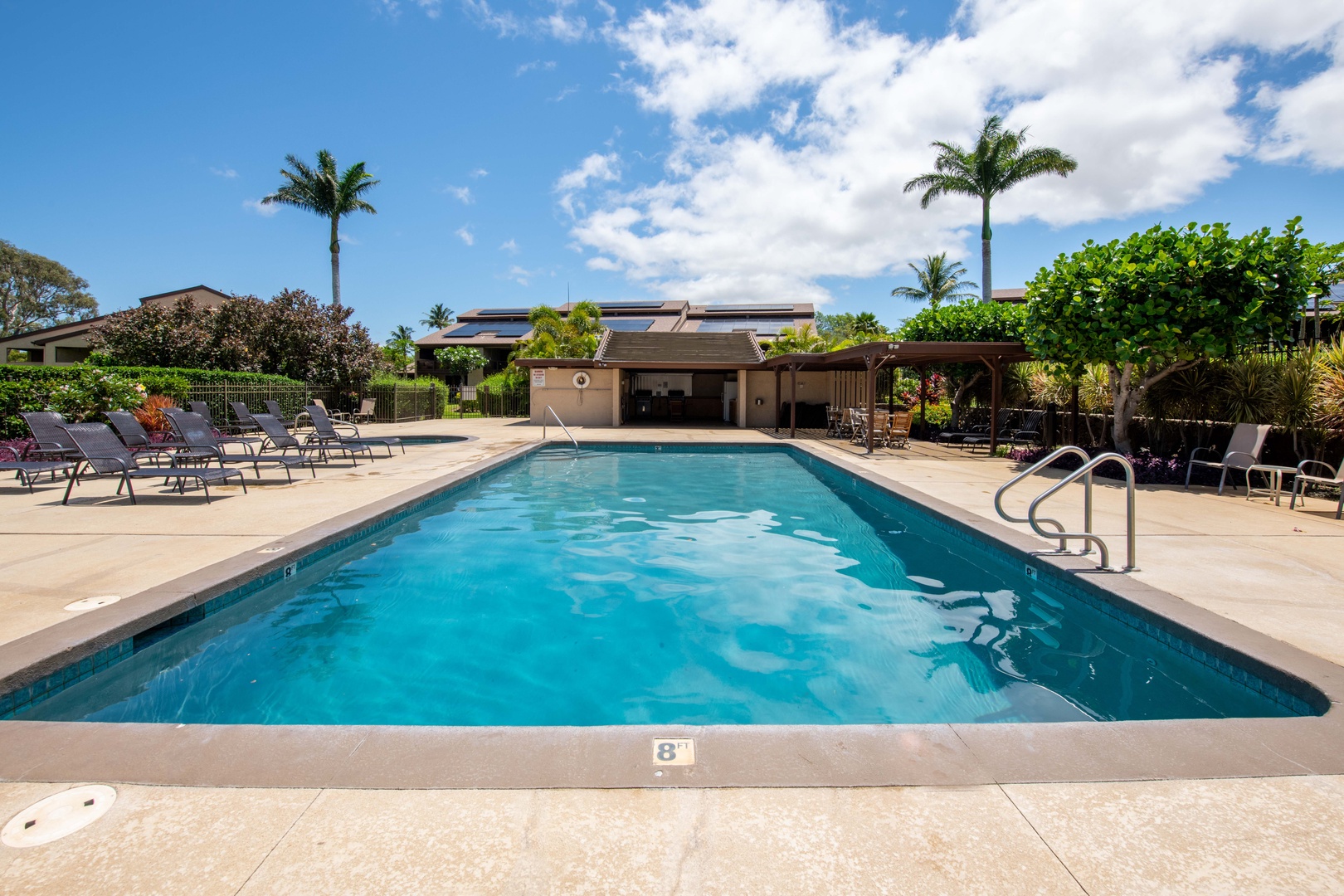 Waikoloa Vacation Rentals, Waikoloa Villas A107 - Inviting Water and Lounging at Pool Cabana A