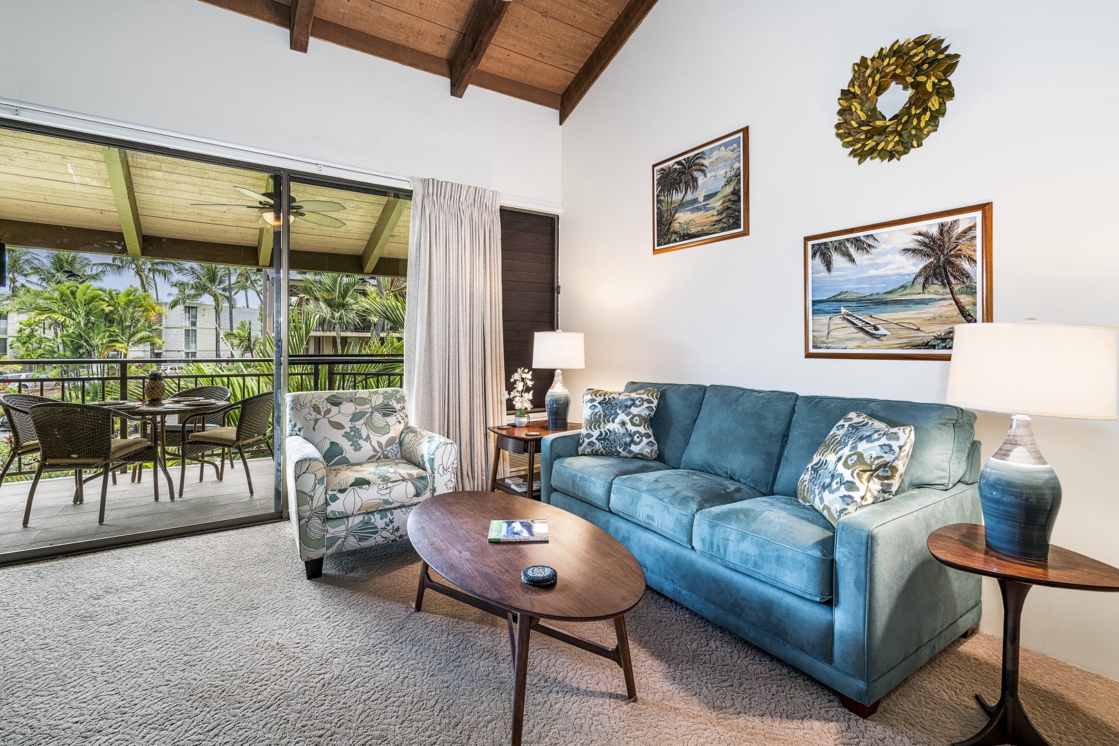 Kailua Kona Vacation Rentals, Kona Makai 2304 - Comfortable living room for our guests enjoyment