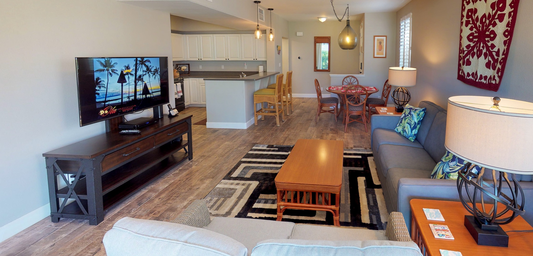 Kapolei Vacation Rentals, Ko Olina Kai 1051A - Watch your favorite shows on TV in your home away from home.