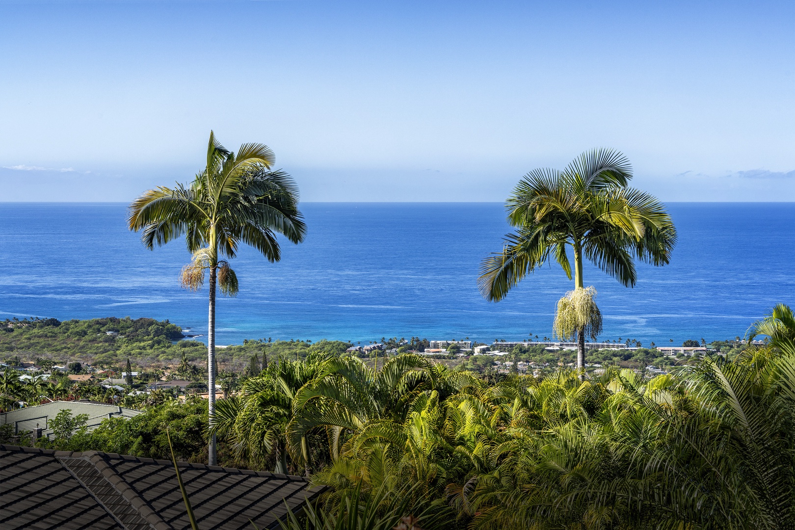 Kailua Kona Vacation Rentals, Hale Aikane - View from the back yard!