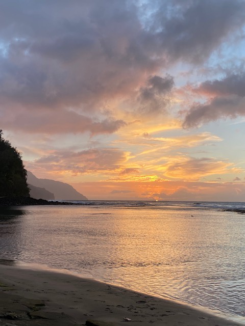 Princeville Vacation Rentals, Hale Hana Mana’o - Iconic Na Pali Coast views from Ke'e Beach—one of Kaua'i's most breathtaking spots.