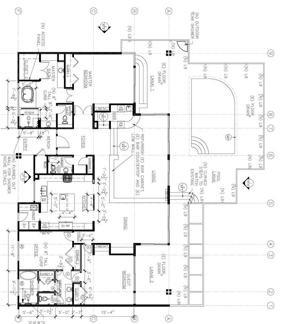 Kamuela Vacation Rentals, OFB 3BD Villas (39) at Mauna Kea Resort - Floor Plan