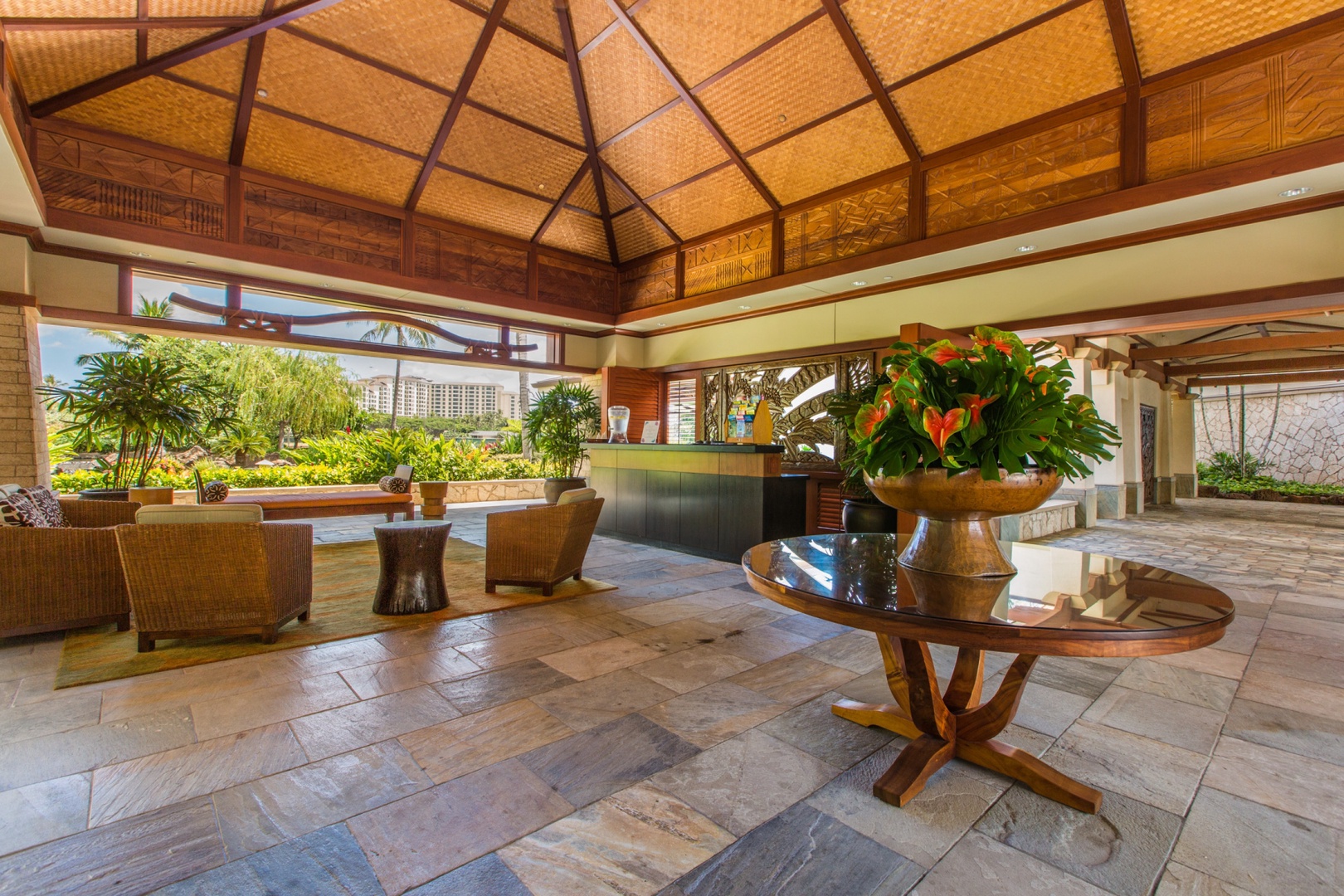 Kapolei Vacation Rentals, Ko Olina Beach Villa B604 - Resort lobby