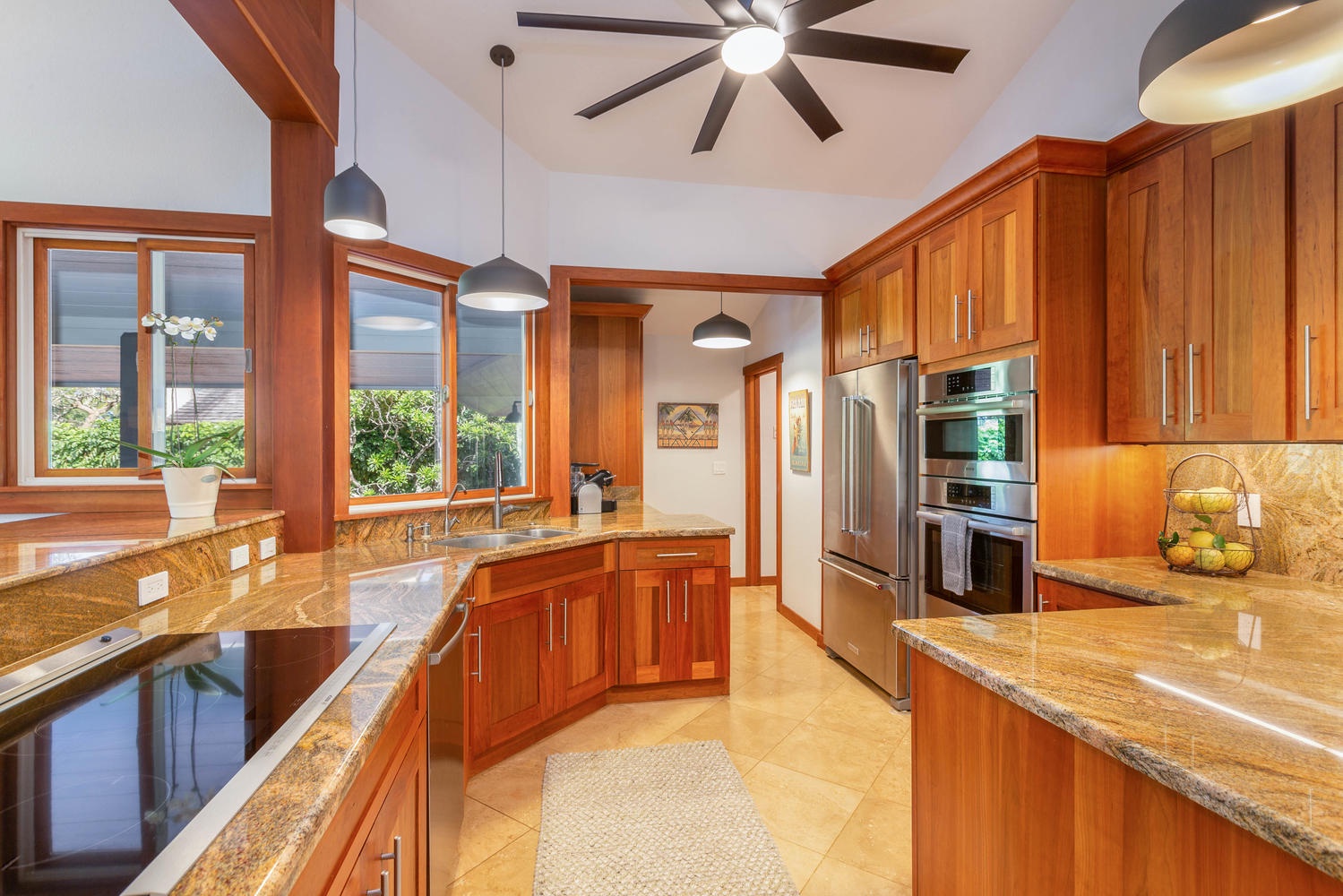 Princeville Vacation Rentals, Makana Lei - Beautiful cabinetry and stainless appliances