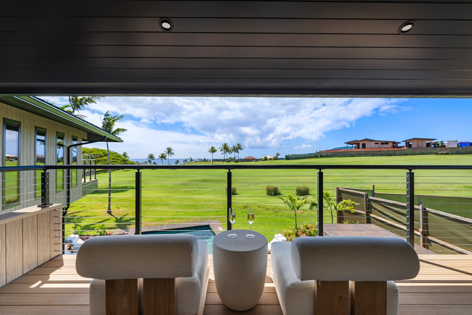Koloa Vacation Rentals, Hale o ka Nene - Sip your morning coffee on the lanai with panoramic views of the lush fairways and golden sunrises.