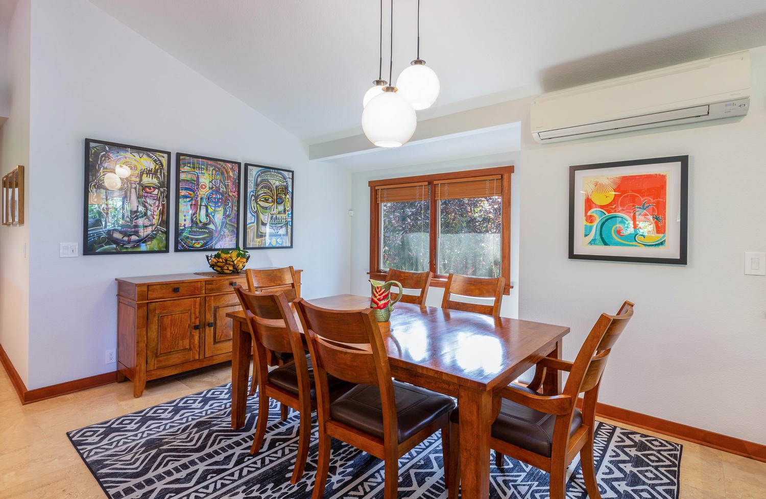 Princeville Vacation Rentals, Makana Lei - Dining area for six