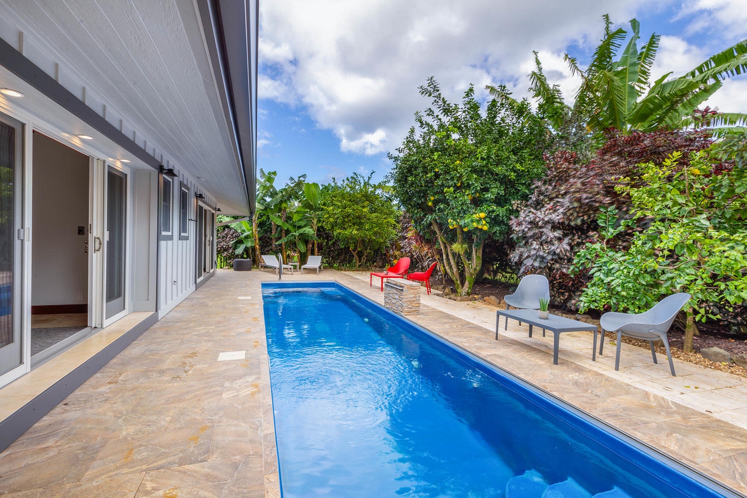 Princeville Vacation Rentals, Makana Lei - Take a dip in the private lap pool