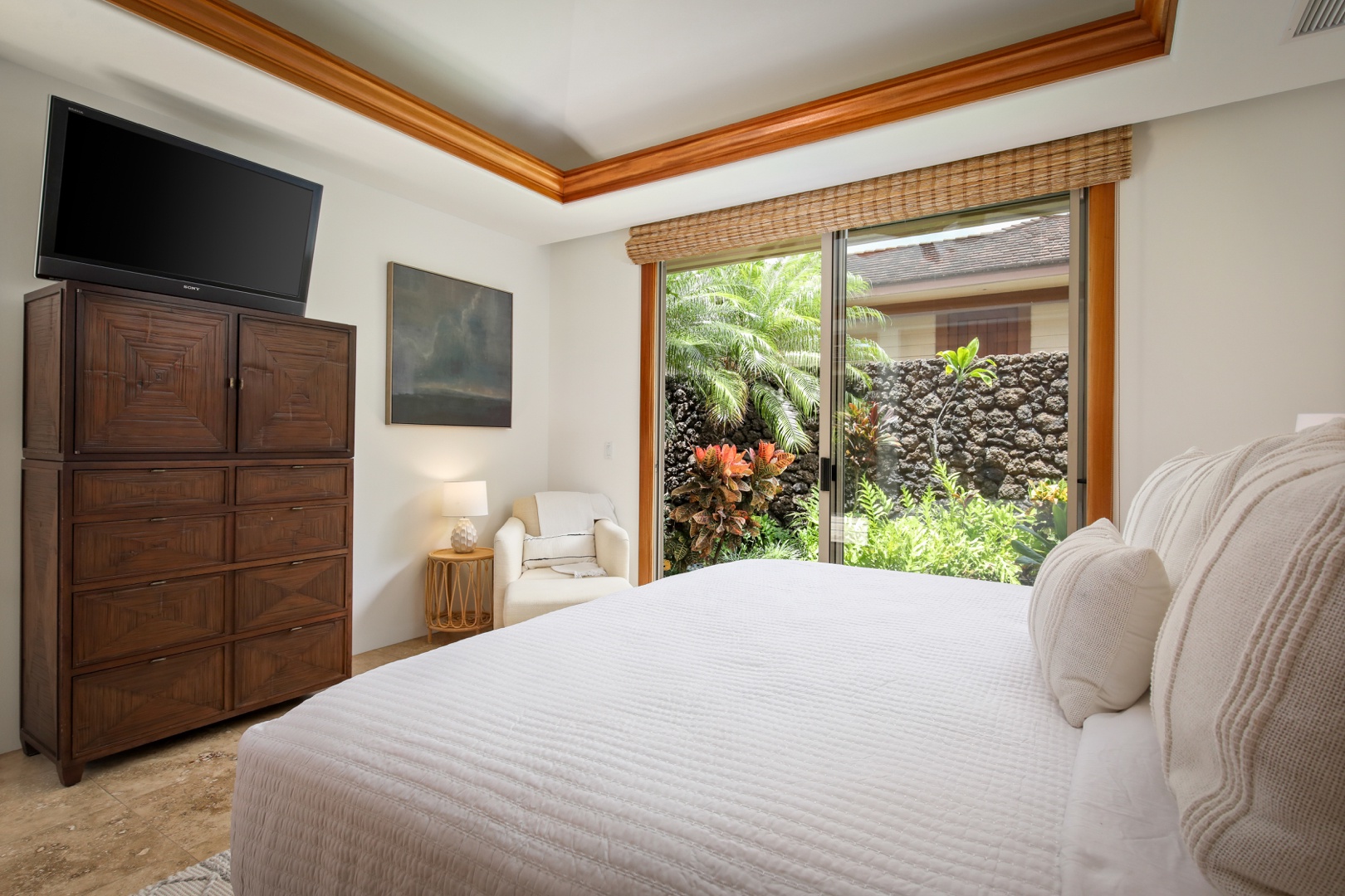 Kailua Kona Vacation Rentals, 4BD Pakui Street (147) Estate Home at Four Seasons Resort at Hualalai - Reverse view of Guest Suite #4.