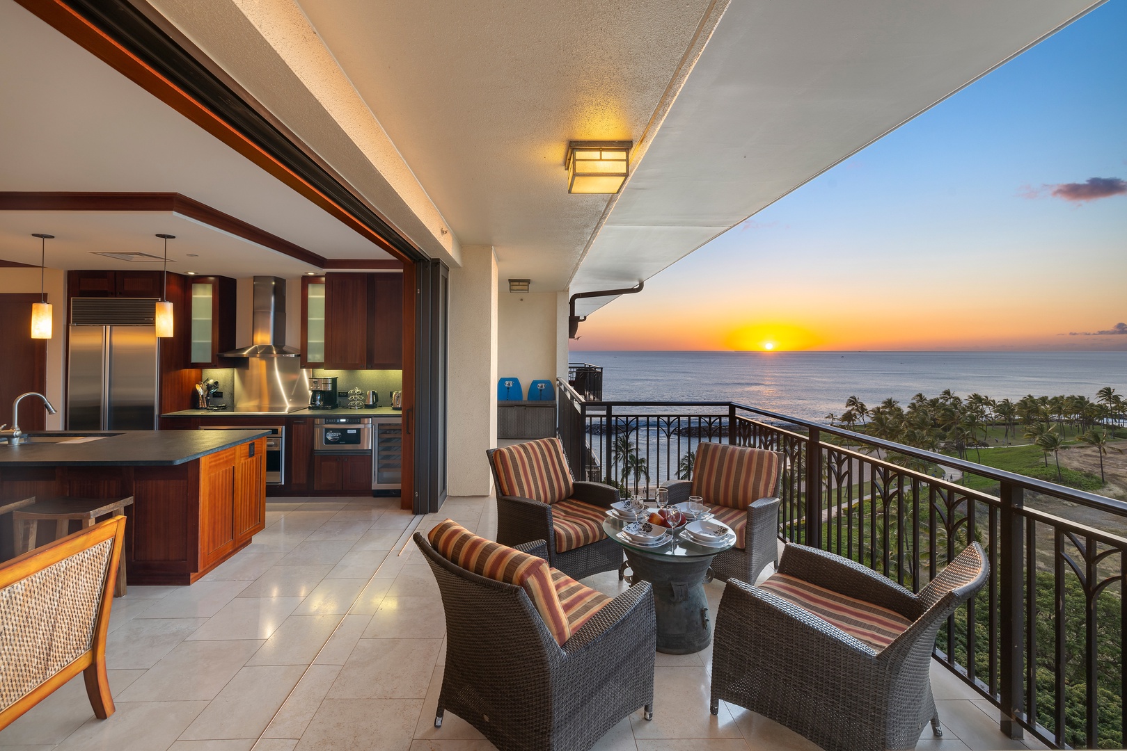 Kapolei Vacation Rentals, Ko Olina Beach Villas B1101 - Enjoy the views of the Surrounding Area from your lanai.