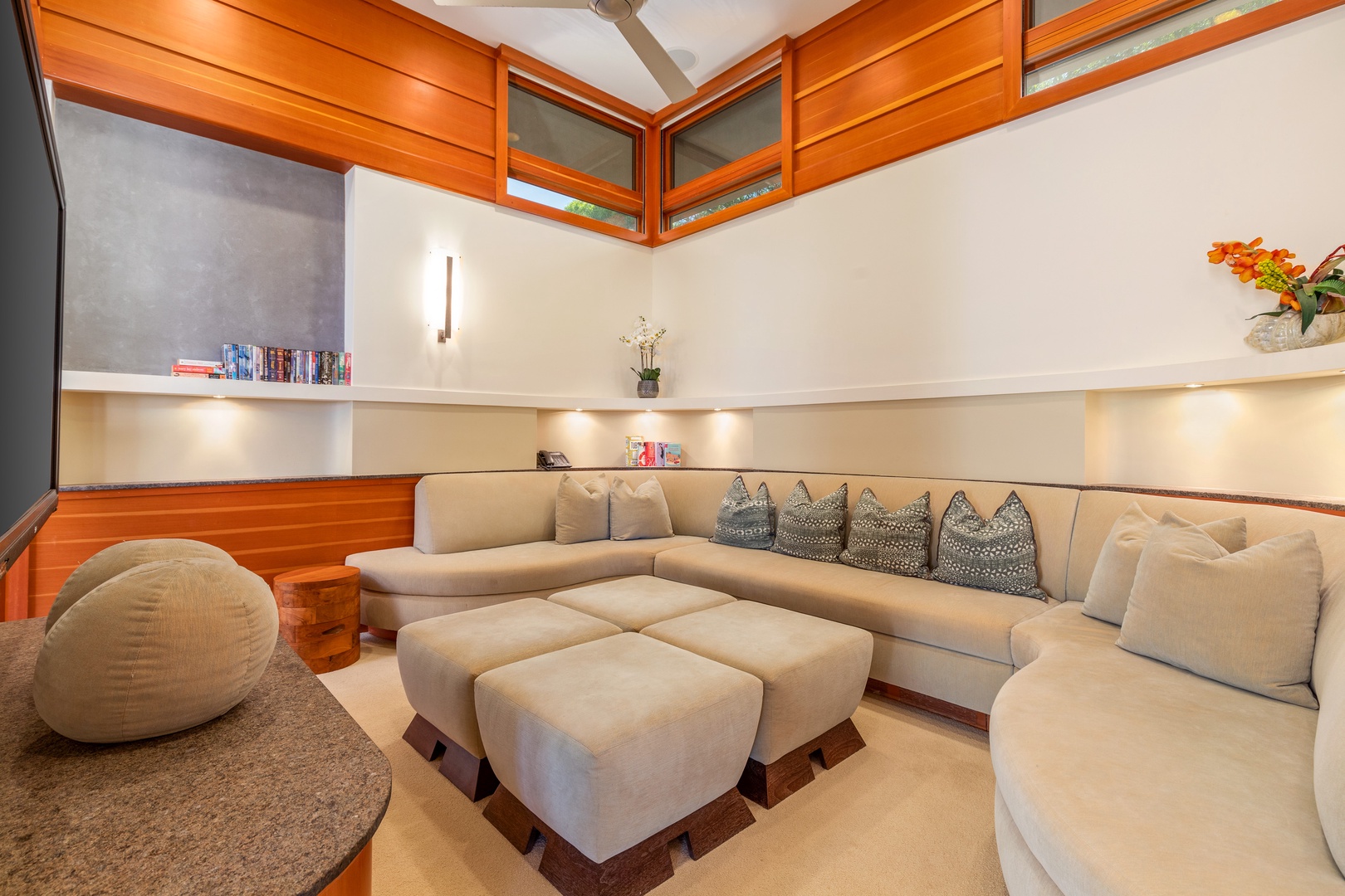 Kamuela Vacation Rentals, Mauna Kea Resort Bluffs 22 - The Beach House - Sink into the plush couches and let the day melt away in total comfort.