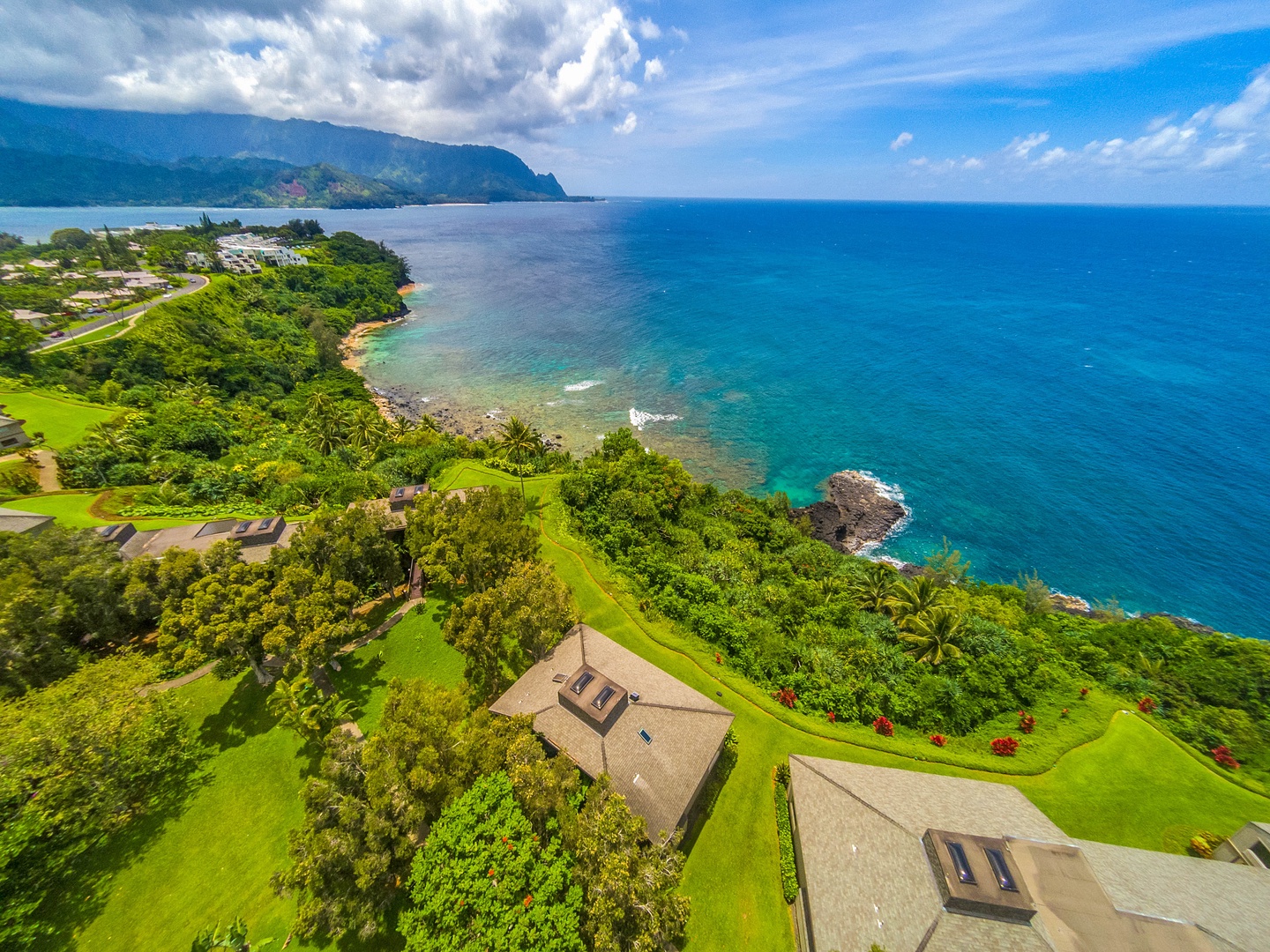 Princeville Vacation Rentals, Pali Ke Kua 207 - Pali Ke Kua 207, located in the exclusive neighborhood of Princeville on the North Shore of Kaua’i, is a resort condominium perched on top of a bluff 200 feet above the crystalline Pacific Ocean