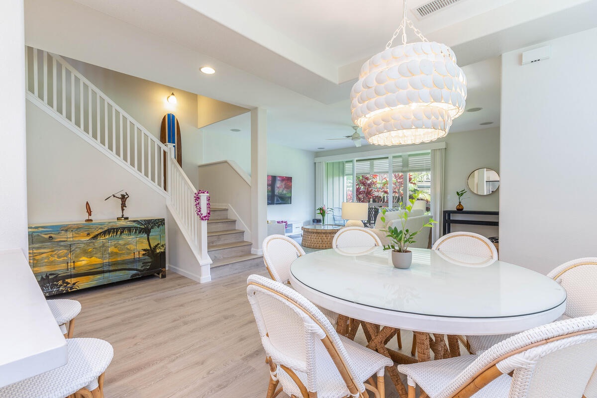 Princeville Vacation Rentals, Leilani Villa - Dining area