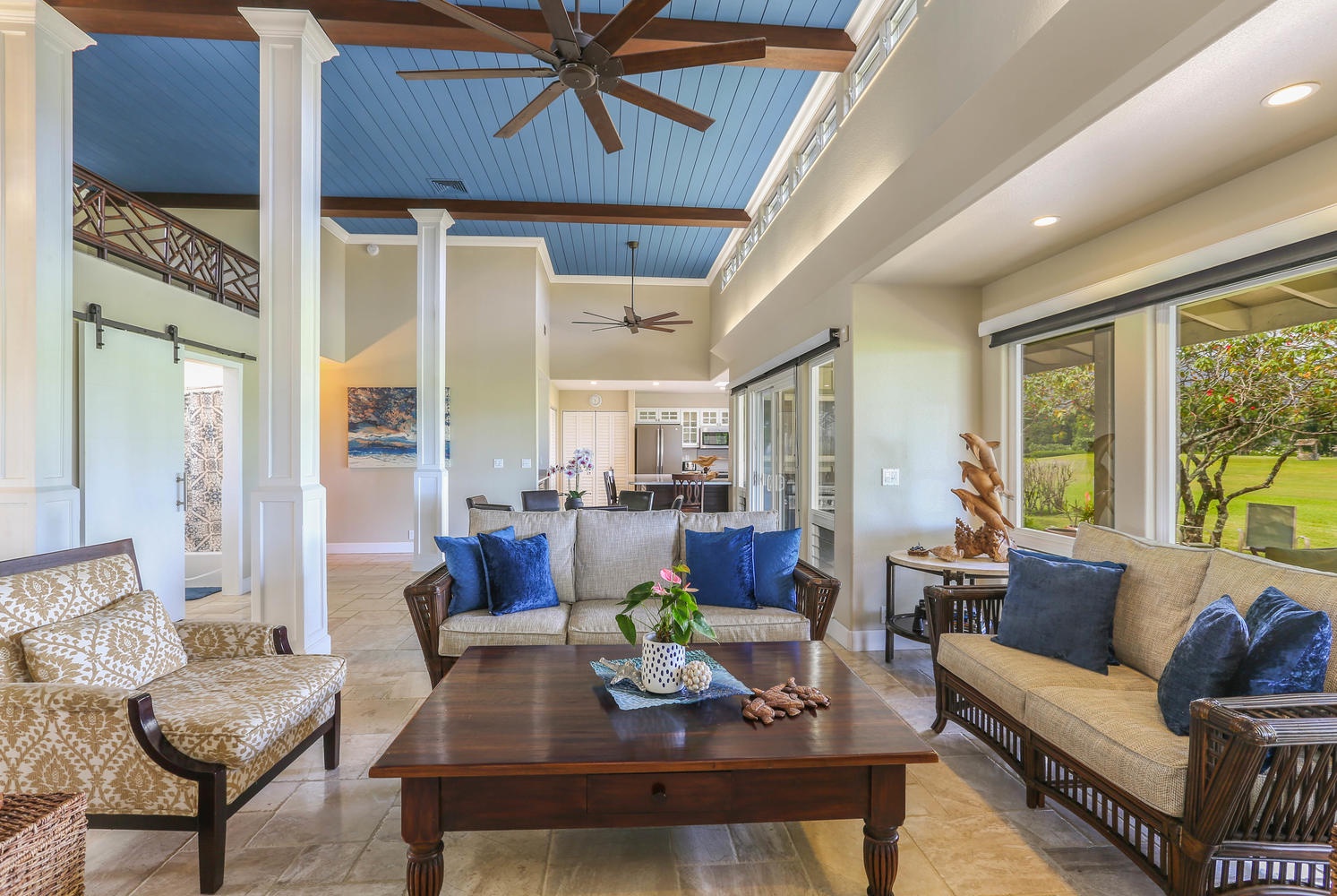 Princeville Vacation Rentals, Half Moon Hana - Tropical design style