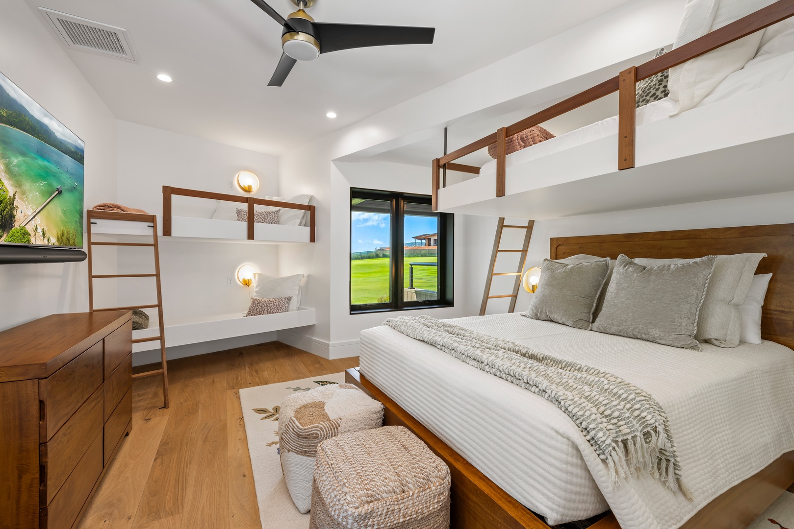 Koloa Vacation Rentals, Hale o ka Nene - Create fun family memories in the custom bunk suite, perfect for kids, cousins, and late-night laughter.