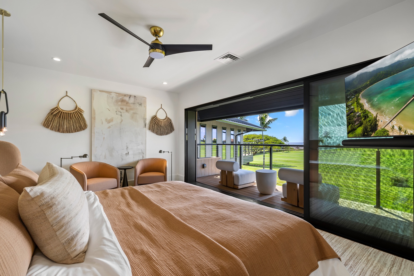 Koloa Vacation Rentals, Hale o ka Nene - Sleep soundly in bright, breezy guest suite, where plush king bed and garden views cradle you into bliss.
