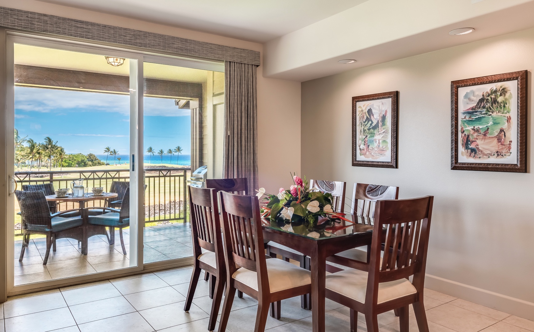 Waikoloa Vacation Rentals, 3BD Hali'i Kai (12G) at Waikoloa Resort - Dine in or out and enjoy the spectacular views!