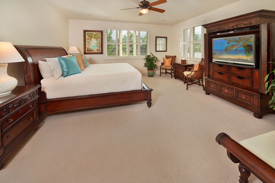 Wailea Vacation Rentals, Grand Seascape K407 at Wailea Beach Villas* - Guest King Bedroom