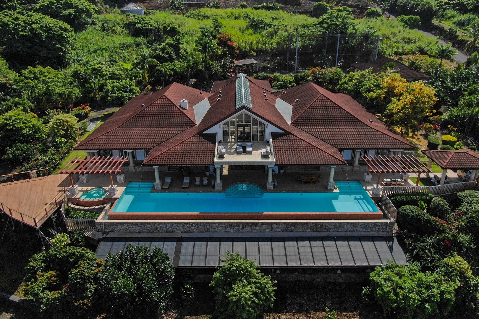 Kailua Kona Vacation Rentals, Kailua Kona Estate** - Bird's eye view of your home away from home.