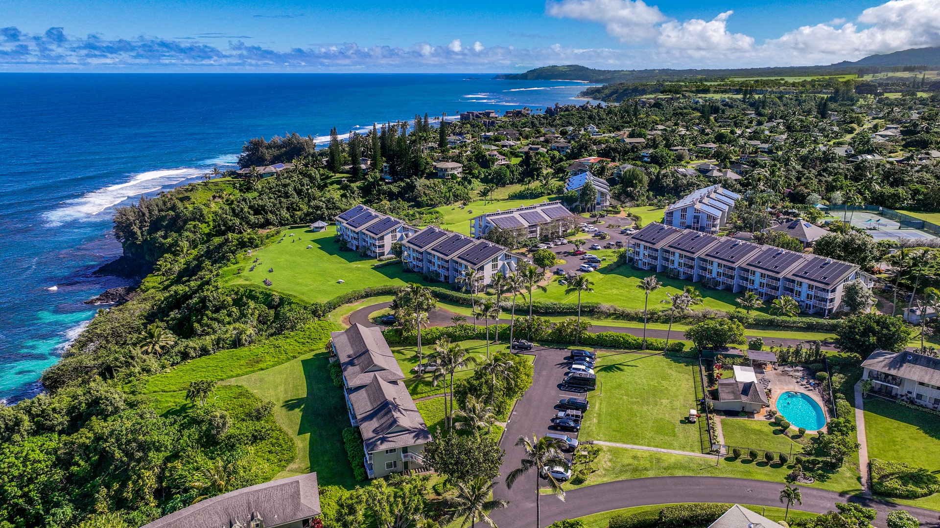 Princeville Vacation Rentals, Alii Kai 7201 - Parking options in front of the building.