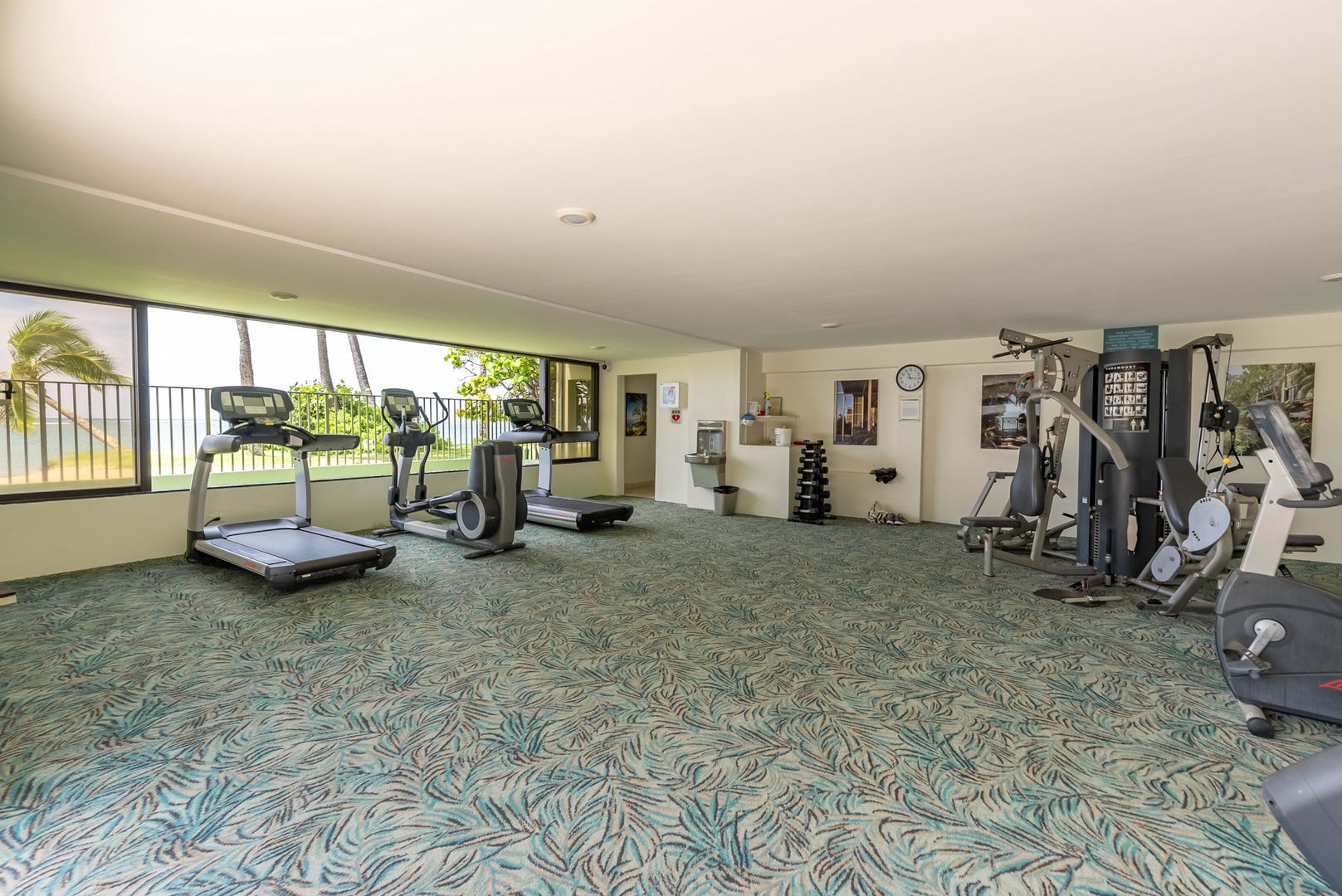 Honolulu Vacation Rentals, Kahala Beachfront Villa - The community fitness area.