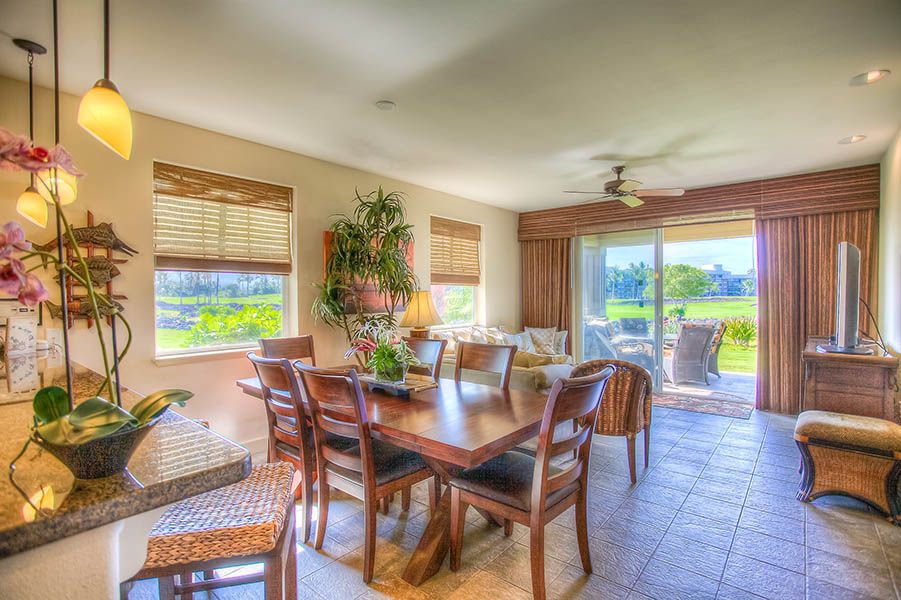 Waikoloa Vacation Rentals, Hali'i Kai 12E - Dramatic views of the Volcano's and tropical wonderland